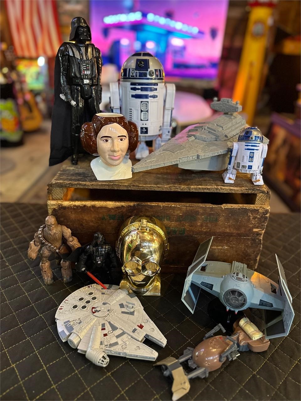 Collection of Star Wars Toys
