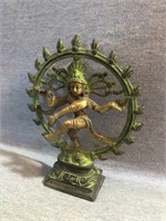 Unique Rare Vintage Bronze Shiva Nataraja, Lord