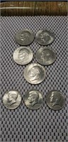 (5) Assorted Eisenhower One Dollar Coins & (3)