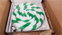 Green And White Led Lollypop Christmas Decoration
