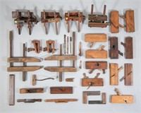 Lot of Early Tools Planes & Clamps