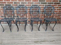 Black Iron Patio Chairs