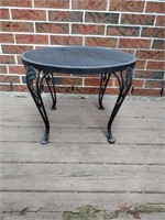 Black Iron Patio Table