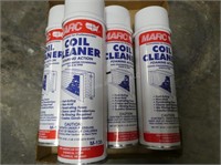 Marc coil cleaner - 4 cans - A/C & refrigerators