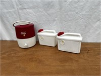 Coleman Cooler & 2 Containers