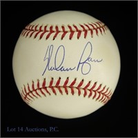 Nolan Ryan Signed Official A.L. MLB Baseball (COA)