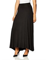 Size 2X AGB Women's Soft Knit Maxi Skirt (Petite,