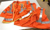 5 Assorted Size Safety Vests