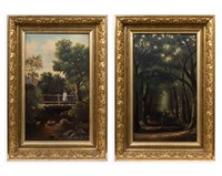 Pair Victorian Oil Paintings