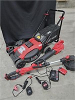 Craftsman Lawn Care Package! 2xV20 electric push