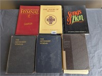 Book Lot of Hymn Books- 6 Books