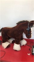 Anheuser Clydesdale Big Scot plush approx 24 x 20