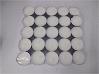 NEW- 50 pack candles unknown scent