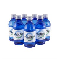 AQUAPAP 12 Ounce 8 Pack Vapor Distilled CPAP Water