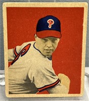 1949 Bowman Robin Roberts Baseball Card
