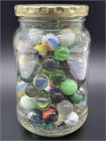 Jar of Marbles - 5” Tall