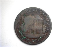 1844 Half Penny Canada