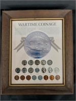 United States of America Framed Wartime Coinage