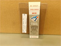 1988 Blue Jays Exhibition Stadium Unused Ticket