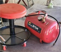 Air tank and stool