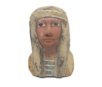 Egyptian Hand Carved Mummy Mask