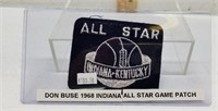 1968 Indiana All Star Game Patch- Don Buse