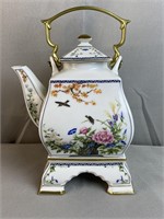 Oriental Tea Pot With Stand