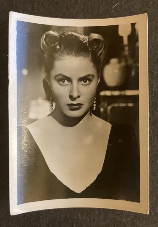 INGRID BERGMAN: Antique Tobacco Card (1951)