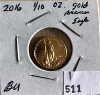 U.S. 1/10 Ounce Gold Eagle