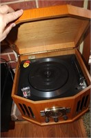 Vintage Style Radio with Record Player