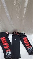 2 pairs of kiss sweat pants XXL and small