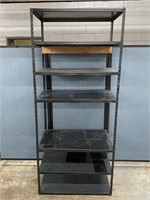 Equipto Metal Shelf Unit W/ Wood Braces