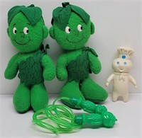 Jolly Green Giant & Pillsbury Dough Boy Toys