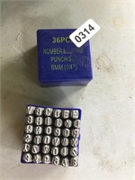6mm letter and number stamps