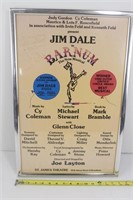 Barnum Musical Poster Signed by Jim Dale