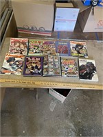 Anime books and cards