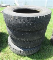 (4) Bridgestone M729 low profile tires, size