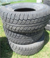 (3) Cooper Discover tires, size 315/75R16.