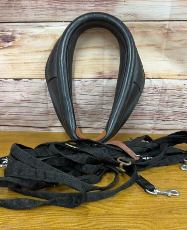 Horse Mule Collar with Straps.