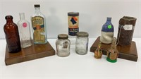 Vintage  Medicine & Condiment Jars and Ceramic
