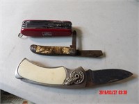 POCKET KNIFE BROKE, SWISS ARMY KNIFE & OTHER KNIFE