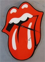 The Rolling Stones 2004 Lip Logo Glass Clock