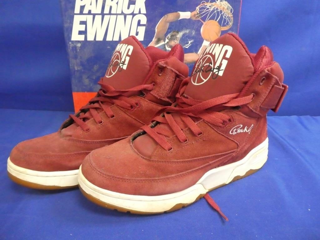 Patrick Ewing Red Basket Ball Shoes Size 11