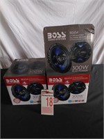 Boss 4-Way Full Range Speakers