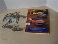 Camaro badges and Camaro Restoration Handbook