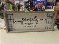 Family together we have it all decor
