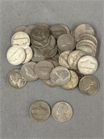 (40) Jefferson Silver Nickels