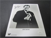 Jim Ross Signed 8x10 Photo JSA Witnessed