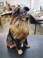 Ceramic dog figure 10"
