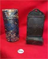 Match Box Dispenser - Oriental Tin